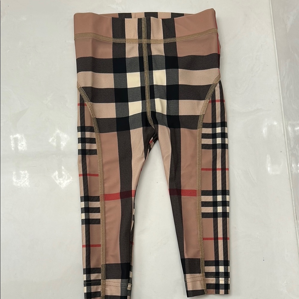 Burberry Kids Plaid Leggings